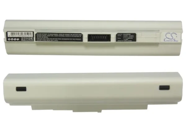 Acer White Aspire One 751, Aspire One AO751h, Aspire One 751-Bk23 Series Replacement Battery 6600mAh