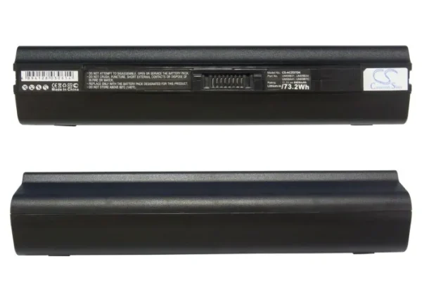 Acer Black Aspire One 751, Aspire One AO751h, Aspire One 751-Bk23 Series Replacement Battery 6600mAh