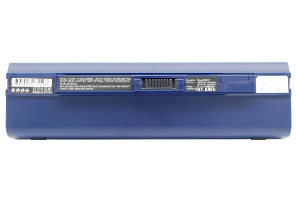 Acer Blue Aspire One 751, Aspire One AO751h, Aspire One 751-Bk23 Series Replacement Battery 8800mAh / 97.68Wh