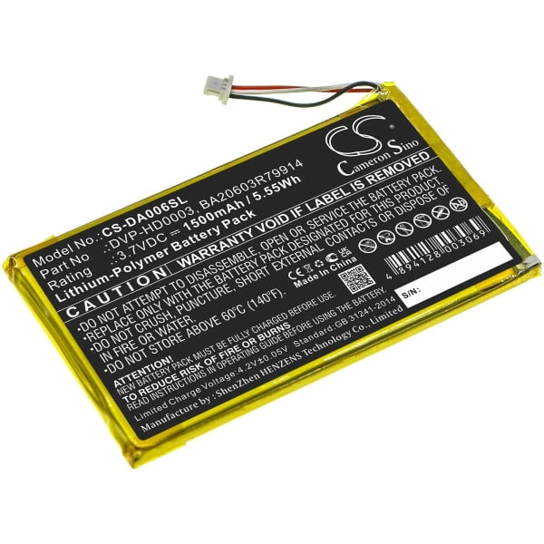 Creative Zen Vision M Video Replacement Battery 1500mAh / 5.55Wh - Image 4