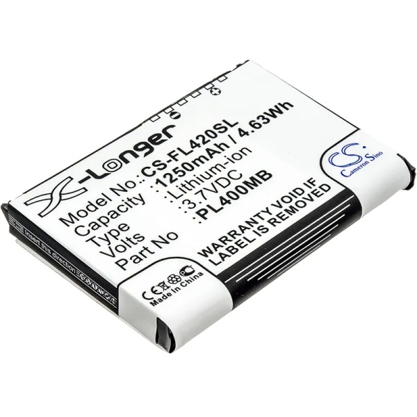 Pharos PZX65 Replacement Battery 1250mAh / 4.63Wh - Image 3