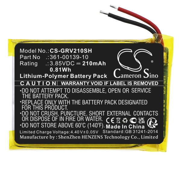 Garmin Venu 2 Replacement Battery 210mAh / 0.81Wh