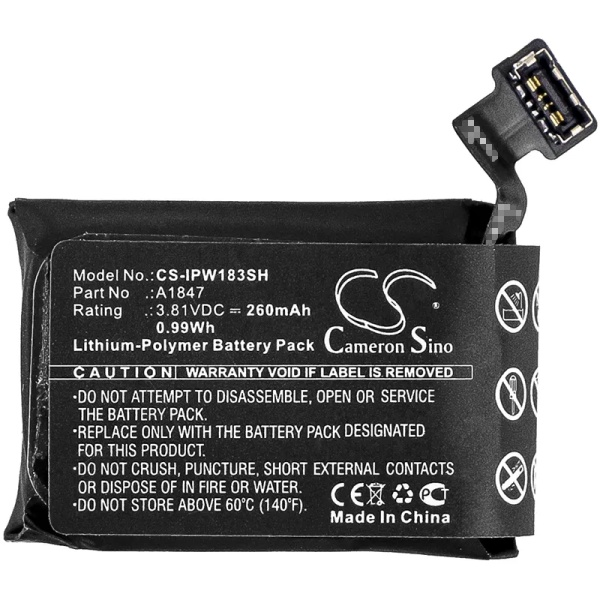 Apple A1860 Replacement Battery 260mAh / 0.99Wh