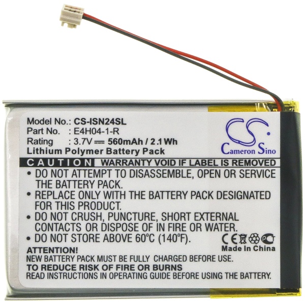 INSIGNIA NS-8V24 Replacement Battery 560mAh / 2.07Wh