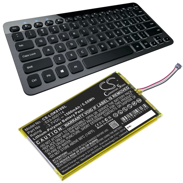 Logitech IIIuminated Keyboard K810 Replacement Battery 1500mAh / 5.55Wh - Image 3