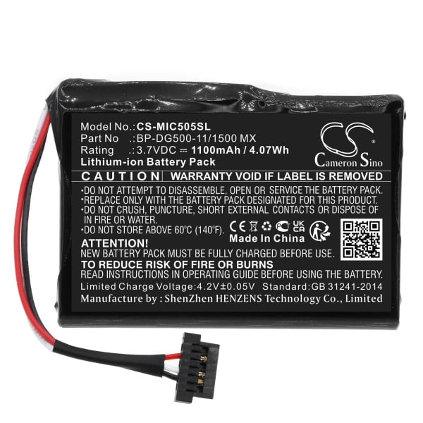 Magellan Cyclo 505 HC Replacement Battery 1100mAh / 4.07Wh