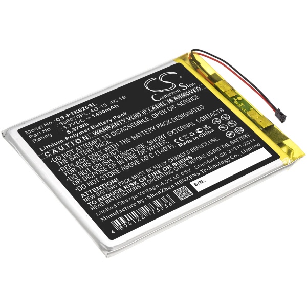 Pocketbook 614 Basic 3 Plus Replacement Battery 1450mAh / 5.37Wh - Image 3