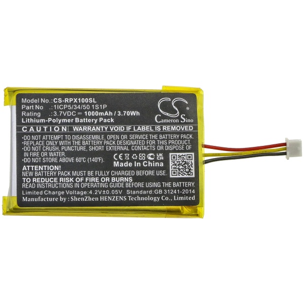 Razer OPUS X Replacement Battery 1000mAh / 3.70Wh