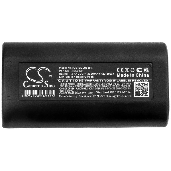 SeaLife Sea Dragon 2000 Replacement Battery 3000mAh / 22.20Wh