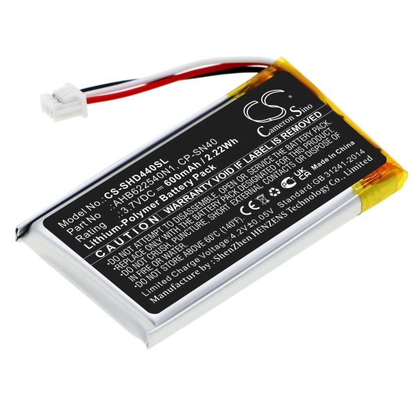 Sennheiser HD 4.50BTNC Replacement Battery 600mAh / 2.22Wh - Image 5