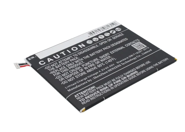 Alcatel OT-9006W Replacement Battery 3200mAh / 11.84Wh - Image 2