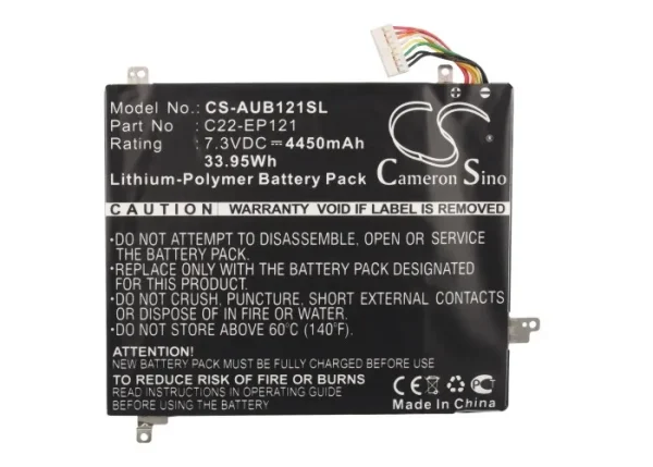 Asus Eee Slate EP121 Replacement Battery 4450mAh/33.95Wh