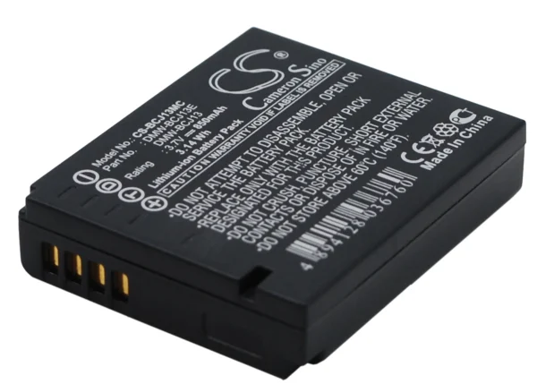 Leica D-LUX5, D-LUX5E, D-LUX6, V-LUX 2, V-LUX 3 Series Replacement Battery 850mAh/3.15Wh - Image 4