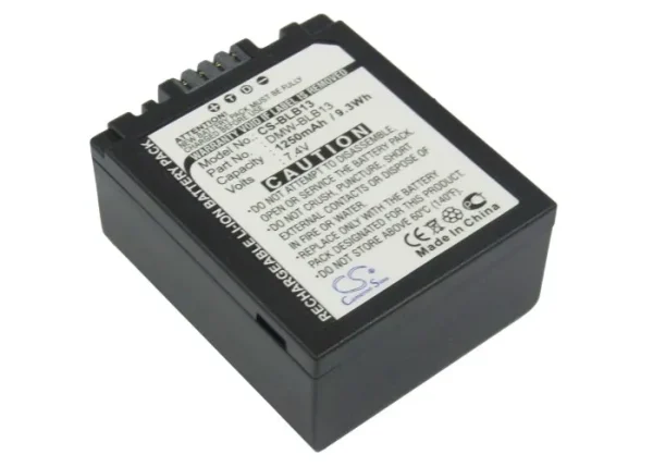 Panasonic Lumix DMC-G1, Lumix DMC-G1 SLR, Lumix DMC-G10, Lumix DMC-G10K, Lumix DMC-G1A, Lumix DMC-G1K Series Replacement Battery 1250mAh/9.25Wh - Image 3