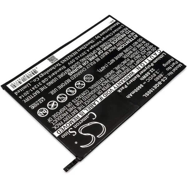 BQ E10, E10 tablet Replacement Battery 8600mAh / 32.68Wh - Image 2