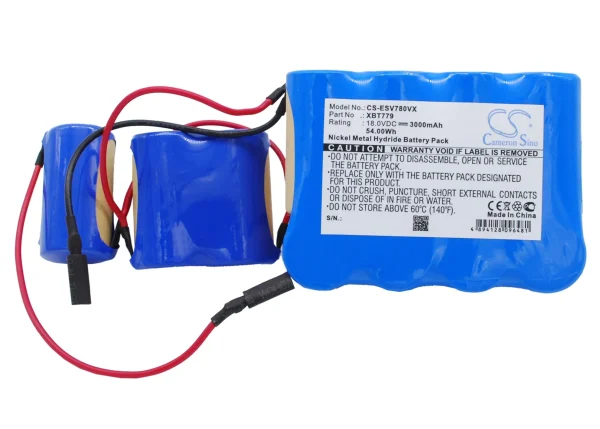 Shark Pet Perfect II Hand Vac, SV780, VX33   Series Replacement Battery 3000mAh / 54.00Wh