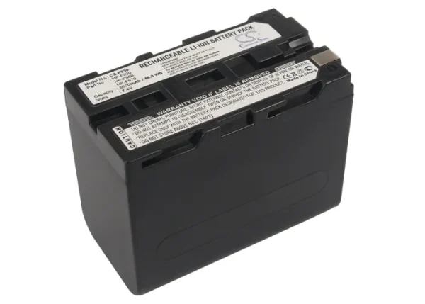 Sony CCD-RV100, CCD-RV200, CCD-SC5, CCD-SC5/E, CCD-SC6, CCD-SC65, CCD-SC7, CCD-SC7/E Series Replacement Battery 6600mAh / 48.84Wh