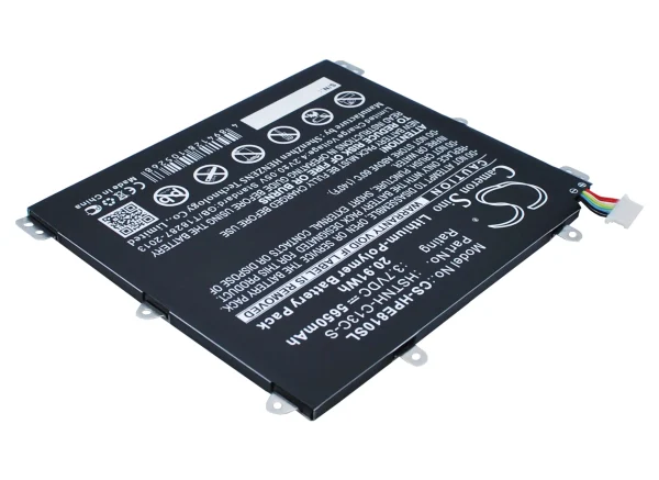 HP 7600US, HSTNH-H408C, Slate 8 Plus, Slate 8 Pro Replacement Battery 5650mAh / 20.91Wh - Image 2