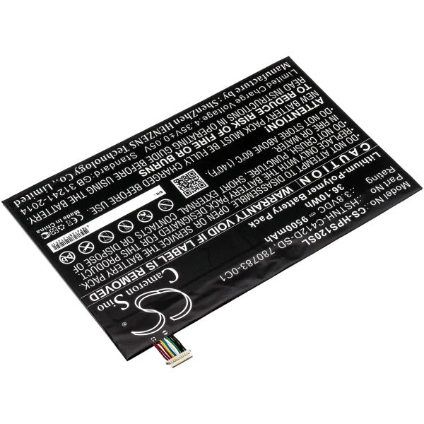 HP K7X87AA, K7X87AA#ABA, K7X88AA, Pro Slate 12, QC8074 Replacement Battery 9500mAh / 36.10Wh - Image 4