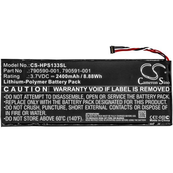 HP 7 Plus G2, 7 Plus G2 1331 Replacement Battery 2400mAh / 8.88Wh