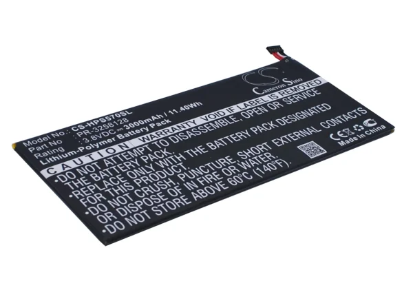 HP Stream 7 5700, Stream 7 5700ng, Stream 7 5709 Replacement Battery 3000mAh / 11.40Wh - Image 3