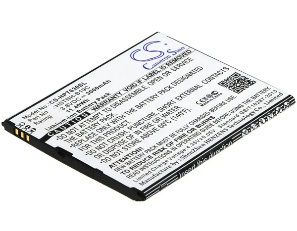 HP Slate 6 VoiceTab Dual SIM Replacement Battery 3000mAh / 11.40Wh - Image 2