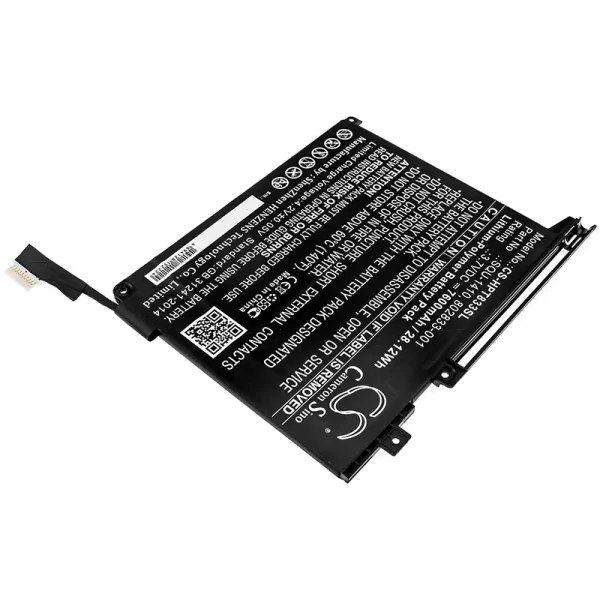 HP Pro Tablet 10 EE, Pro Slate, Series Replacement Battery 7600mAh / 28.12Wh - Image 4