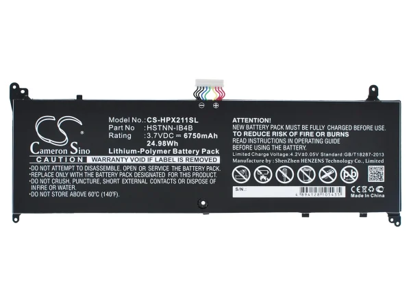 HP Envy X2 11-G030EA Replacement Battery 6750mAh / 24.98Wh