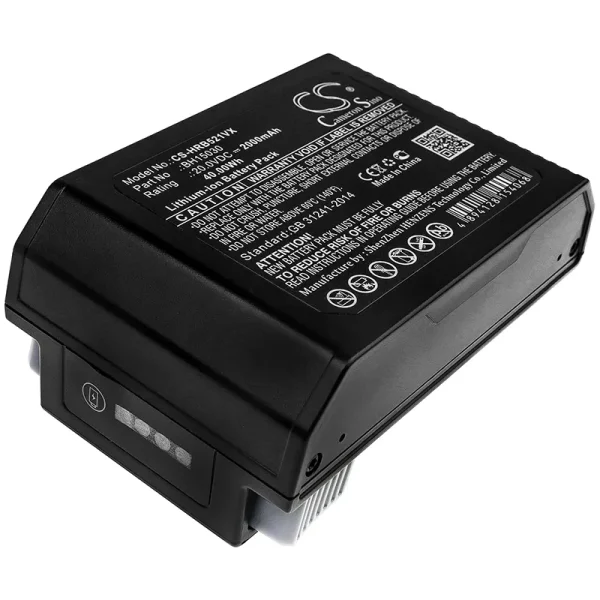 Hoover B07Q3SHZL3, B07Q6ZHX5R, B07Q9MDWQH, B07QC94TQH, B07QD6PMTQ Series Replacement Battery 2000mAh / 40.00Wh - Image 5