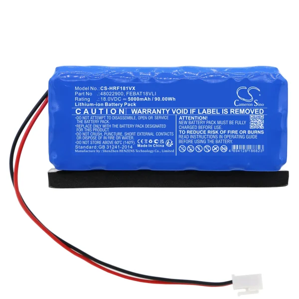 Hoover FE18ALi, FE18ALI 011 Series Replacement Battery 5000mAh / 90.00Wh