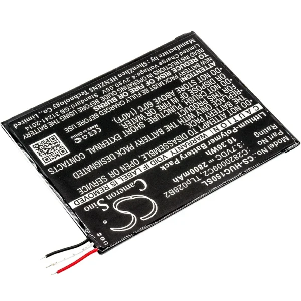 KURIO C15100M, C15150M, Tab 2, Xtreme 2 Replacement Battery 2800mAh / 10.36Wh - Image 3