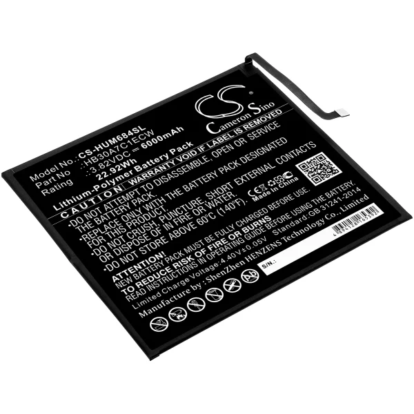 Huawei MediaPad M6 8.4, VRD-AL09, VRD-W09 Replacement Battery 6000mAh / 22.92Wh - Image 3