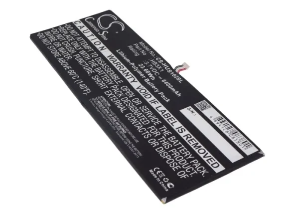 Huawei MediaPad 10 Link, S10-201W, S10-201WA Replacement Battery 6400mAh / 23.68Wh - Image 4