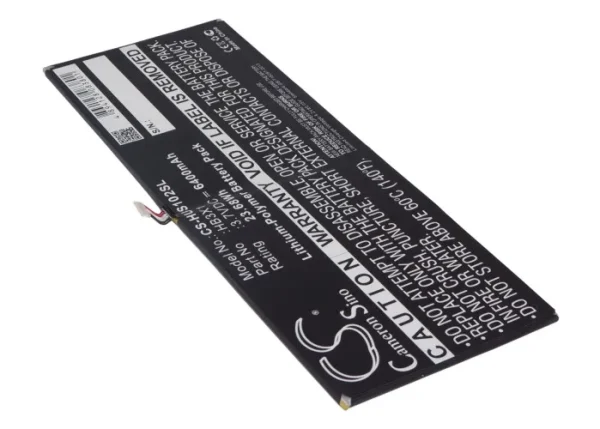 Huawei MediaPad 10 Link, S10-201W, S10-201WA Replacement Battery 6400mAh / 23.68Wh - Image 2