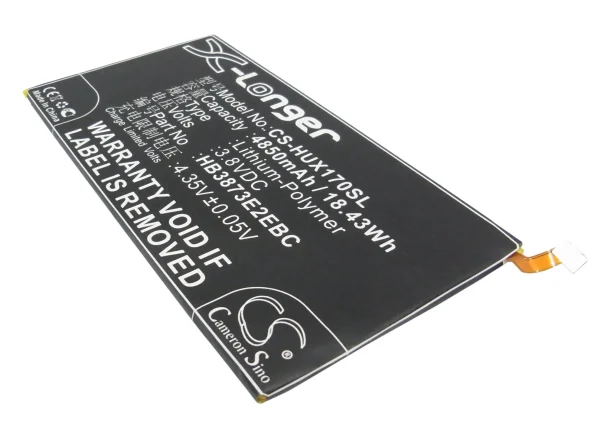 Huawei 7D-501L, 7D-501U, 7D-503LT, Mediapad X1 7.0, Mediapad X1 7.0 3G, Mediapad X1 7.0 LTE Replacement Battery 4850mAh / 18.43Wh - Image 6