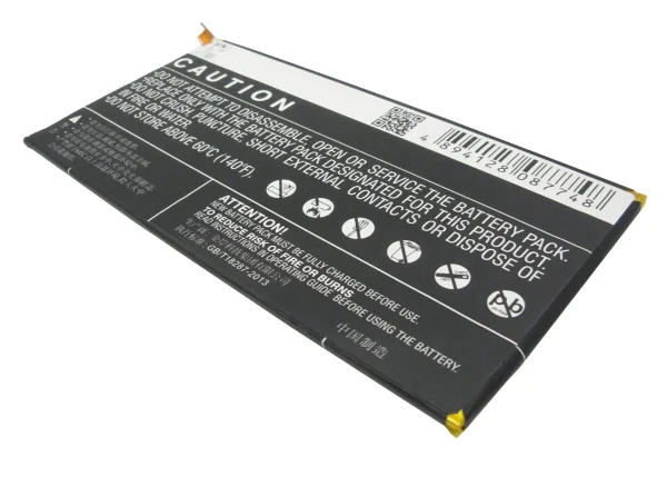 Huawei 7D-501L, 7D-501U, 7D-503LT, Mediapad X1 7.0, Mediapad X1 7.0 3G, Mediapad X1 7.0 LTE Replacement Battery 4850mAh / 18.43Wh - Image 4