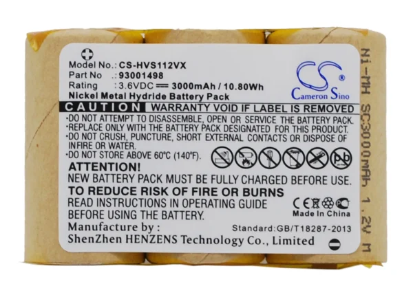 Hoover S1120 Series Replacement Battery 3000mAh / 10.80Wh