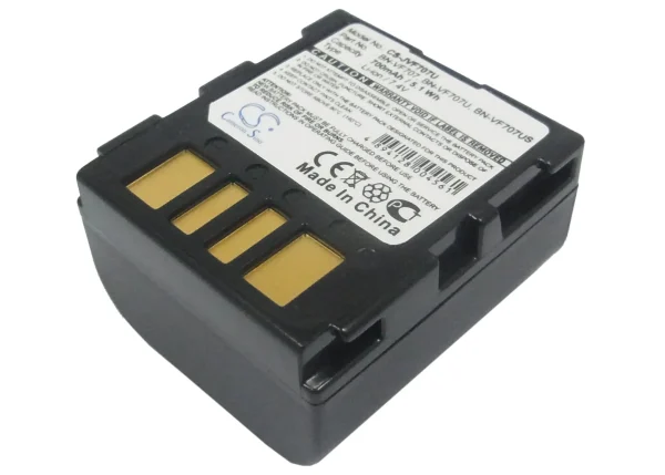 JVC GR-D240, GR-D246, GR-D247, GR-D250, GR-D250U, GR-D250US Series Replacement Battery 700mAh / 5.18Wh - Image 5