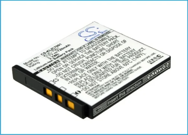 Praktica DMMC3D, DMMC-3D, LM 10-TS, LM 12-TS, LM10TS, LM10-TS Series Replacement Battery 720mAh / 2.7Wh - Image 5