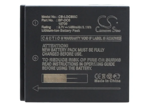 Leica X1 Series Replacement Battery 1400mAh