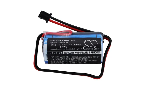 Mitsubishi Q12PHCPU Replacement Battery 1700mAh / 5.10Wh