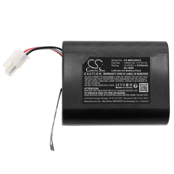 Miele Scout RX2, Scout RX3 Series Replacement Battery 6700mAh / 99.16Wh