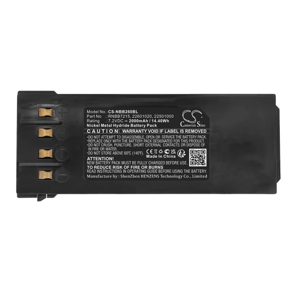 NBB 2.260.1020 Replacement Battery 2000mAh / 14.40Wh