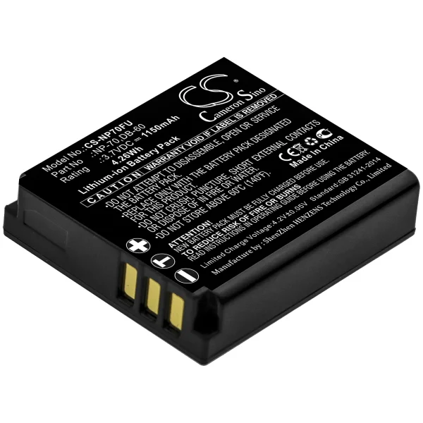 Leica C-LUX1, D-LUX 4, D-LUX2, D-LUX3 Series Replacement Battery 1150mAh / 4.26Wh - Image 3