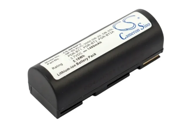 Fujifilm FinePix 1700z, FinePix 2700, FinePix 2900z, FinePix 4800 Zoom, FinePix 4900 Zoom, FinePix 6800 Zoom Series Replacement Battery 1400mAh