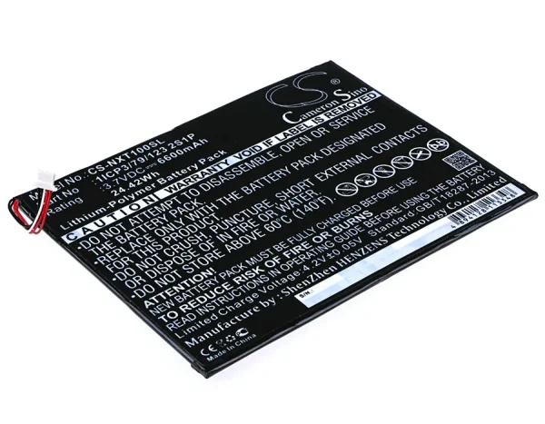 Nextbook Nextbook 10", NXW10QC32G Replacement Battery 6600mAh / 24.42Wh - Image 5