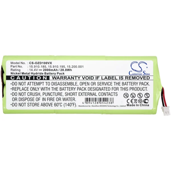 TOPAN TP-AVC701 Replacement Battery 2000mAh / 28.80Wh