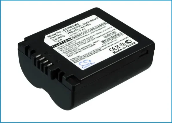 Leica V-LUX1 Series Replacement Battery 750mAh / 5.55Wh - Image 5