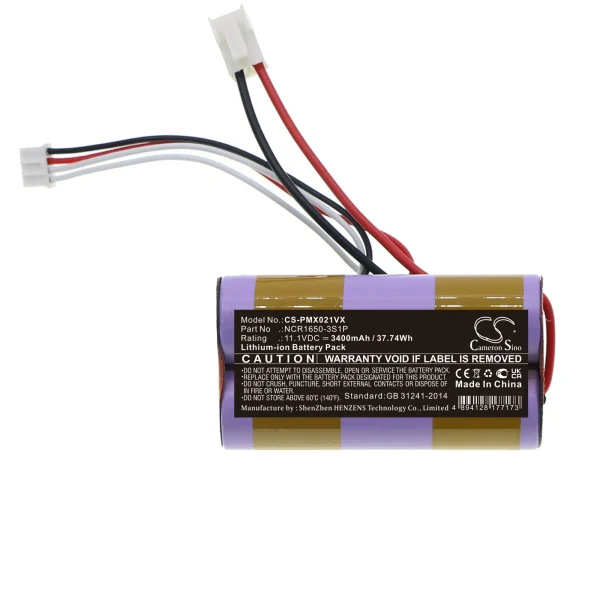 Plus Minus Zero XJB-B021, XJC-Y010 Series Replacement Battery 3400mAh / 37.74Wh