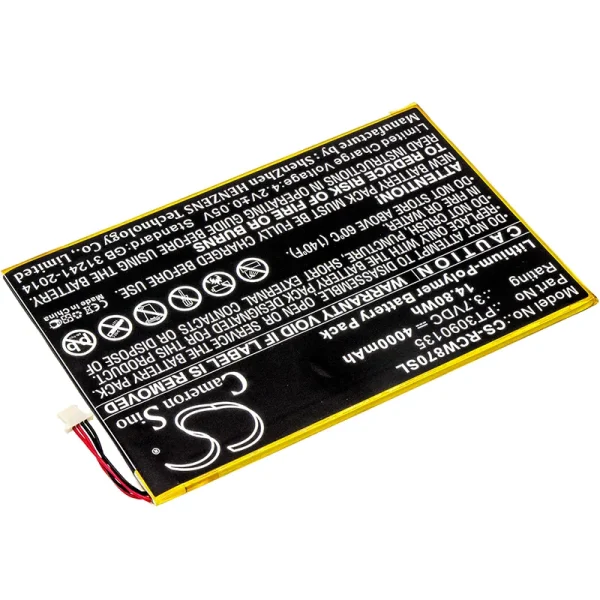 RCA W101 Cambio Replacement Battery 4000mAh / 14.80Wh - Image 4